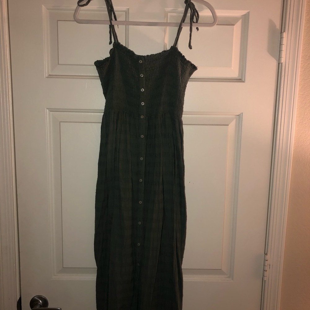 Aerie Green Maxi Dress
